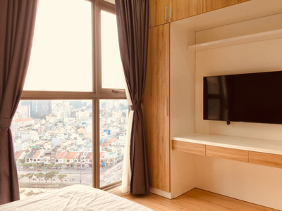 Căn hộ Masteri Millennium, Quận 4 Căn hộ Masteri Millennium tầng 20 view thoáng mát, đầy đủ nội thất.