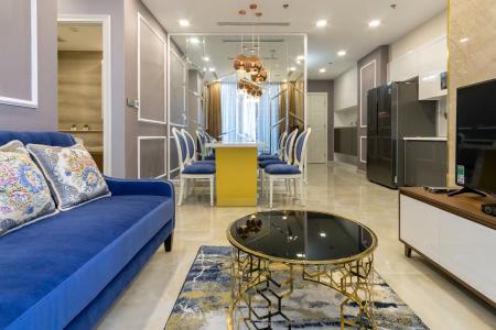 không gian căn hộ Vinhomes Bason Office-tel Vinhomes Golden River đầy đủ nội thất diện tích 74m²