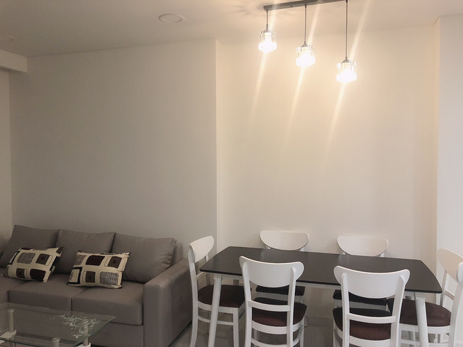 Căn hộ Kingdom 101, Quận 10 Căn hộ Kingdom 101 tầng 9 thiết kế 2 phòng ngủ, không gian thoáng đãng.