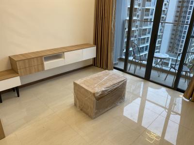 Phòng khách One Verandah Quận 2 Căn hộ One Verandah tầng 12, đầy đủ nội thất, view thành phố.