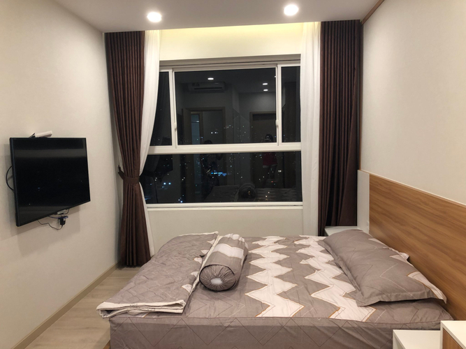 Phòng ngủ Sunrise Riverside Căn hộ Sunrise Riverside tầng 20 cửa hướng Nam, ban công hướng Bắc.