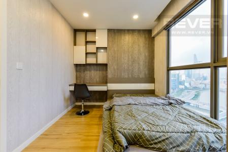 Phòng ngủ 2 Cho thuê căn hộ Masteri Millennium tầng cao 2PN view sông