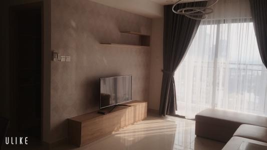 phòng khách căn hộ  3 phòng ngủ the sun avenue Căn hộ The Sun Avenue hướng ban công tây nam đầy đủ nội thất diện tích 109m²