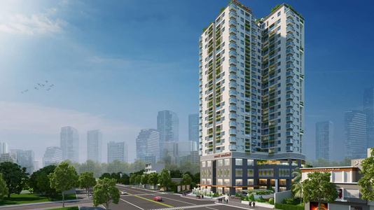 ResGreen Tower, Quận Tân Phú Căn hộ ResGreen Tower tầng 8 cửa hướng Tây Bắc, đầy đủ nội thất.