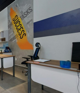 Officetel The Sun Avenue, Quận 2 Officetel The Sun Avenue 2 căn thông nhau, nội thất văn phòng