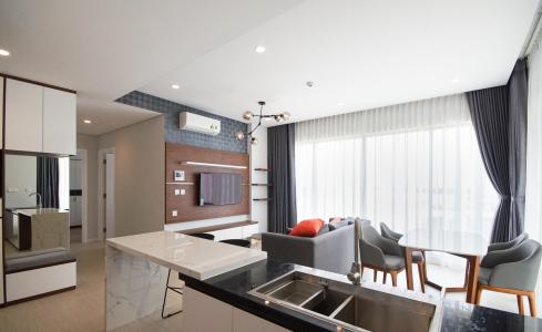 Phòng khách Diamond Island, Quận 2 Căn hộ Diamond Island hướng Đông Nam, đầy đủ nội thất.