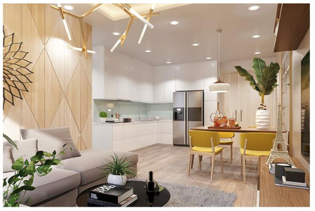 Căn hộ Topaz Elite, Quận 8 Căn hộ Topaz Elite hướng ban công tây bắc không có nội thất diện tích 86m²