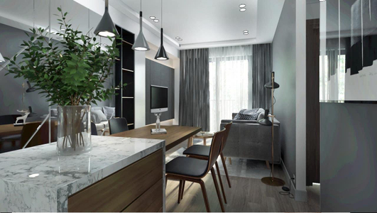 Officetel The Sun Avenue, Quận 2 Officetel The Sun Avenue thiết kế kỹ lưỡng, đầy đủ nội thất.