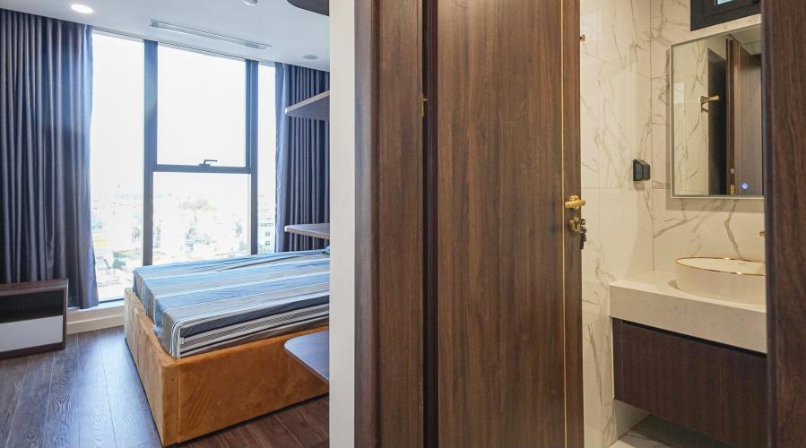 phòng ngủ căn hộ Sunshine City Saigon Căn hộ Sunshine City Sài Gòn ban công hướng Đông Bắc