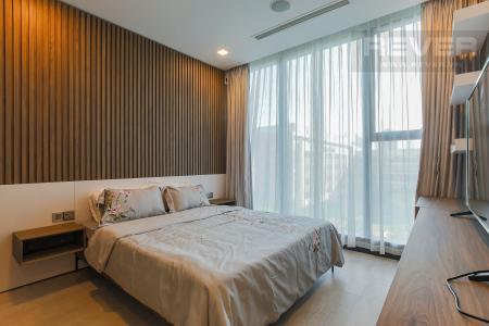 Phòng Ngủ 1 Căn hộ Vinhomes Golden River tầng tháp, 2PN đầy đủ nội thất