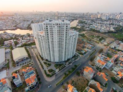 Căn hộ him Lam Riverside, Quận 7 Căn hộ tầng 19 Him Lam Riverside hướng Tây Bắc, đầy đủ nội thất.