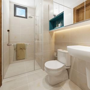 Nhà mẫu căn hộ Picity High Park Căn hộ Picity High Park hướng Đông view nội khu, không nội thất.