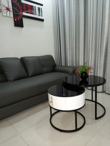 sofa phòng khách căn hộ Sunrise City Quận 7 Căn hộ Sunrise City tầng 20 thiết kế 2 phòng ngủ, tiện ích đa dạng.