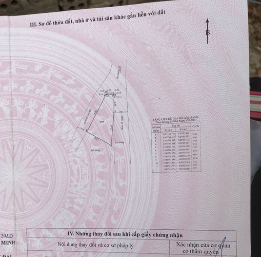 Bản vẽ đất nền Quận 9 Đất nền diện tích 120.4m2 vuông vức, có sổ hồng riêng.