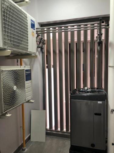 Loggia căn hộ SAIGON SOUTH RESIDENCE Căn hộ Saigon South Residence 2PN, diện tích 75m2, đầy đủ nội thất, ban công hướng Bắc