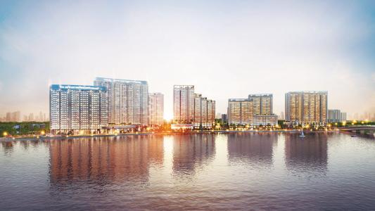hình Midtown căn hộ Phú Mỹ Hưng Midtown Căn hộ Phú Mỹ Hưng Midtown nội thất cơ bản, view thành phố.