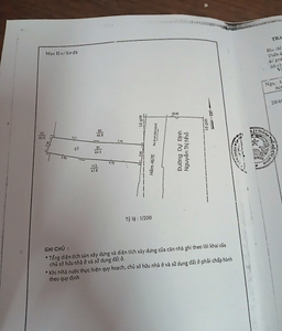 Bản vẽ nhà phố Quận 11 Nhà cấp 4 đường Lê Đại Thành, diện tích 44.4m2 không có nội thất.