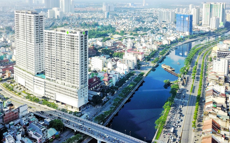 RiverGate Residence, Quận 4 Officetel RiverGate Residence thiết kế 1 phòng ngủ, cửa hướng Đông Bắc.