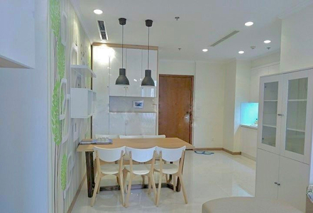 Căn hộ Vinhomes Central Park, Quận Bình Thạnh Căn hộ Vinhomes Centrla Park tầng 18 diện tích 76.8m2, đầy đủ nội thất.