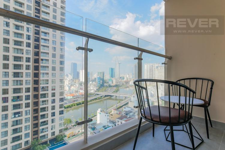 Căn hộ Masteri Millennium, Quận 4 Căn hộ Masteri Millennium hướng ban công tây bắc đầy đủ nội thất diện tích 75m²