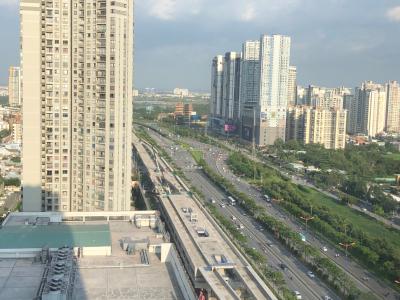 View căn hộ Masteri Thảo Điền Căn hộ 2 phòng ngủ Masteri Thảo Điền, tầng cao, nội thất tiện nghi