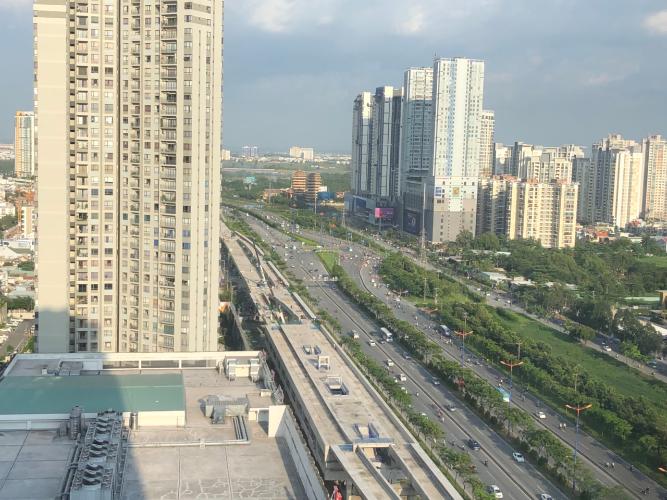 View căn hộ Masteri Thảo Điền Căn hộ 2 phòng ngủ Masteri Thảo Điền, tầng cao, nội thất tiện nghi