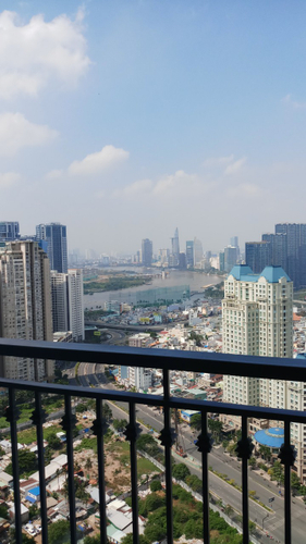 View căn hộ Vinhomes Central Park, Quận Bình Thạnh Căn hộ Vinhomes Central Park tầng 20 diện tích 53.8m2, đầy đủ tiện ích.