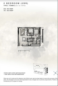 Layout căn hộ Empire City, Quận 2 Căn hộ Empire City tầng 2 thiết kế sang trọng, không gian rộng thoáng.