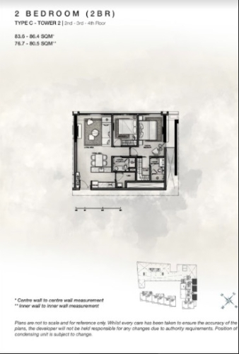 Layout căn hộ Empire City, Quận 2 Căn hộ Empire City tầng 2 thiết kế sang trọng, không gian rộng thoáng.