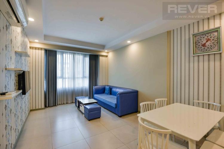 Phòng khách căn hộ THE GOLD VIEW Căn hộ The Gold View 2 phòng ngủ, tầng 23, đầy đủ nội thất