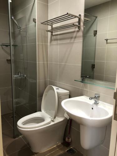 Phòng tắm căn hộ Masteri Thảo Điền Căn hộ 2 phòng ngủ Masteri Thảo Điền, tầng cao, nội thất tiện nghi