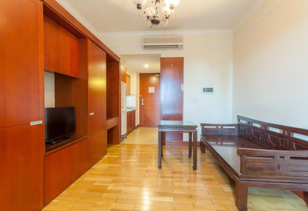 Căn hộ The Manor, Quận Bình Thạnh Studio The Manor tầng 15 view thành phố thoáng mát, đầy đủ nội thất.