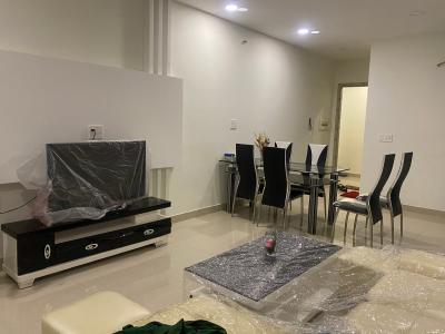 Phòng khách Viva Riverside, Quận 6 Căn hộ Viva Riverside tầng trung, view tòa nhà cao tầng