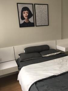 Phòng ngủ Masteri An Phú Quận 2 Căn hộ Masteri An Phú hướng ban công tây bắc đầy đủ nội thất diện tích 69.9m².