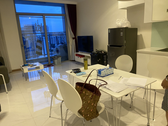  Căn hộ có 1 phòng ngủ Vinhomes Central Park tầng 38, đầy đủ nội thất.