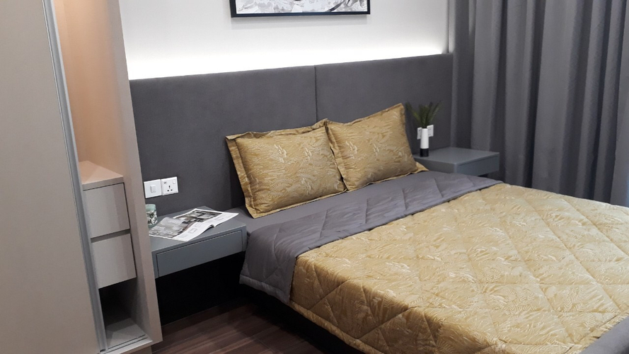 Phòng ngủ căn hộ Empire City, Quận 2 Căn hộ Empire City tầng 4 thiết kế 1 phòng ngủ, đầy đủ nội thất.