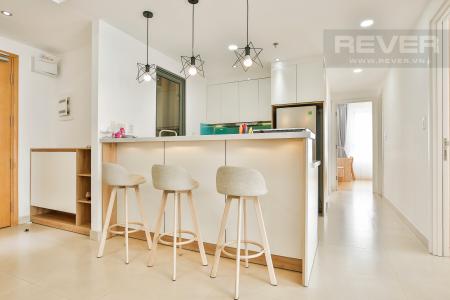 Phòng Khách Căn hộ Masteri Thảo Điền 3 phòng ngủ, tầng cao view thoáng mát.