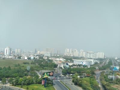 Bên trong căn hộ THE SUN AVENUE Căn hộ The Sun Avenue 1 phòng ngủ thuộc tầng trung, diện tích 51.2m2