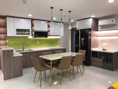 Phòng bếp  căn hộ Saigon South Residence Căn hộ thô tầng cao Saigon South Residence, view nội khu.