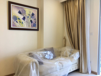 Căn Officetel Vinhomes Central Park, Quận Bình Thạnh Officetel Vinhomes Central Park tầng 12 có 1 phòng ngủ, đầy đủ nội thất.