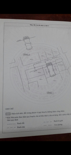 Bản vẽ nhà phố Quận Gò Vấp Nhà phố cửa hướng Tây Bắc thoáng mát, cách chợ Phạm Văn Bạch 1km.