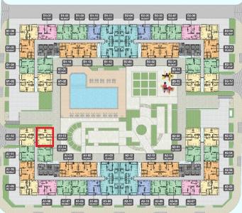 A1.13 Lo Bán căn hộ Q7 Boulevard tầng trung diện tích 69.95m2, ban công hướng Đông