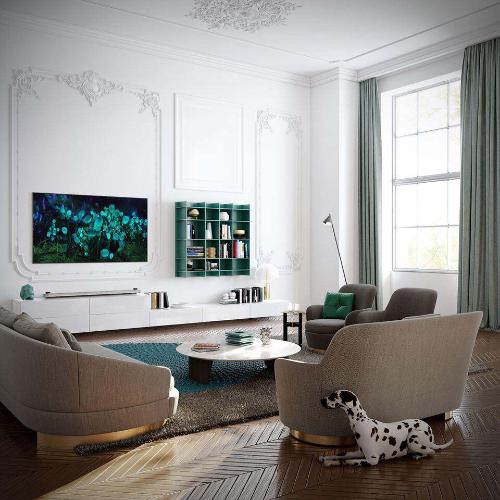 Phòng khách Celadon City, Tân Phú Căn hộ Duplex Celadon City hướng Tây Bắc, đầy đủ nội thất.