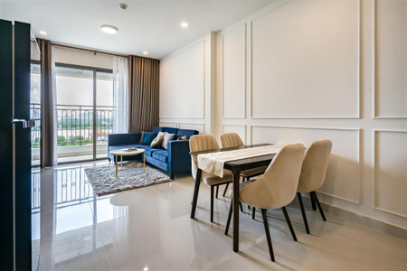 Căn hộ Saigon Royal, Quận 4 Căn hộ tầng 9 Saigon Royal thiết kế 2 phòng ngủ, đầy đủ nội thất.