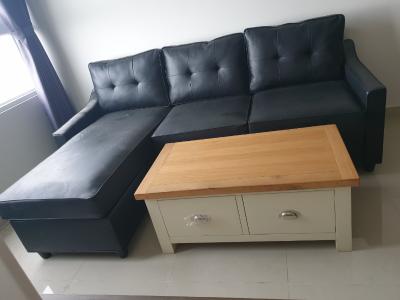 Phòng khách căn hộ CITISOHO Căn hộ Citisoho diện tích 59m2 gồm 2 phòng ngủ và 2 toilet