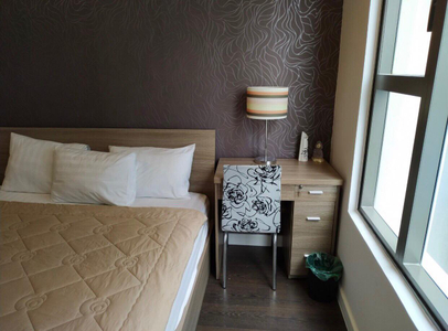 Căn hộ The Tresor, Quận 4 Căn hộ The Tresor tầng 12 thiết kế 2 phòng ngủ, ban công hướng Đông Bắc.