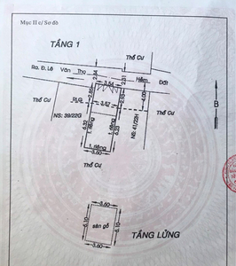 Bản vẽ nhà phố Quận Gò Vấp Nhà phố hẻm rộng 4m đường Số 4 diện tích 30m2, bàn giao nội thất cơ bản.