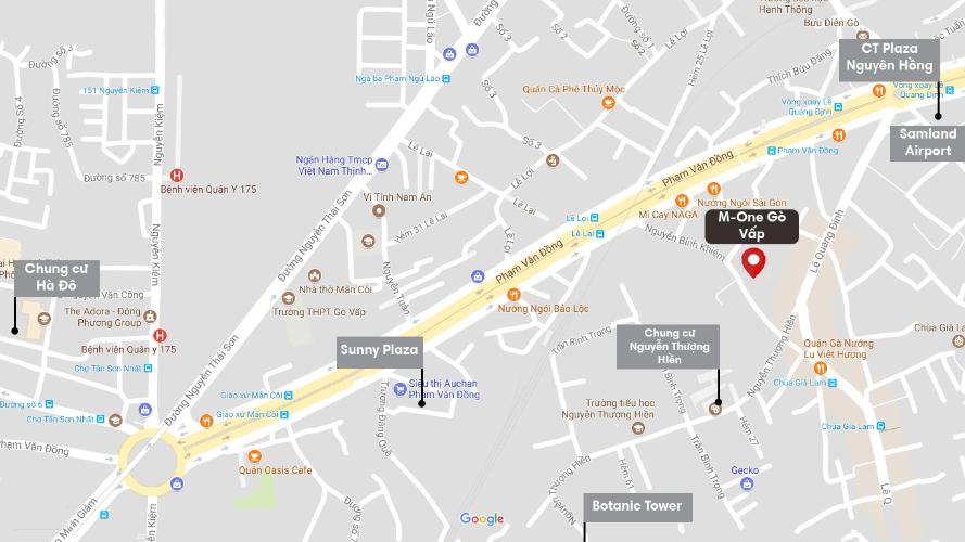 M One Gia Định Gò Vấp - Các dự án lân cận Masteri M-One Gia Định Gò Vấp