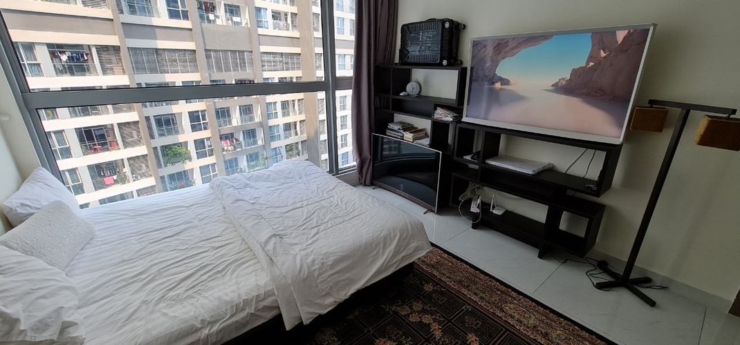 Căn hộ Vinhomes Central Park, Quận Bình Thạnh Căn hộ Vinhomes Central Park tầng 23 thiết kế hiện đại, view sông thoáng mát.