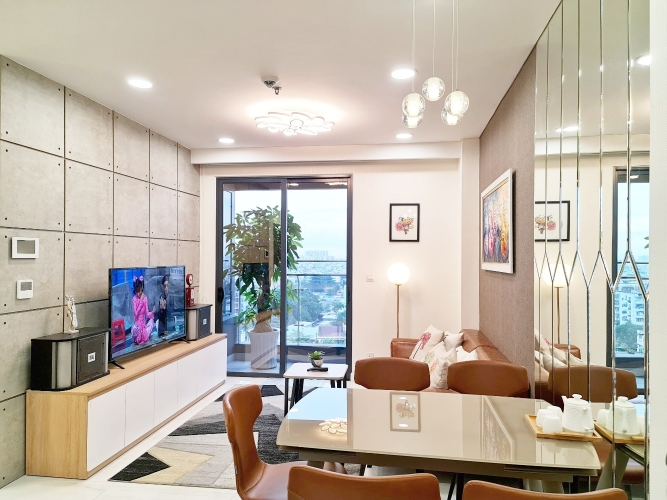 Căn hộ Kingdom 101, Quận 10 Căn hộ tầng 12A Kingdom 101 diện tích 73m2, đầy đủ nội thất hiện đại.